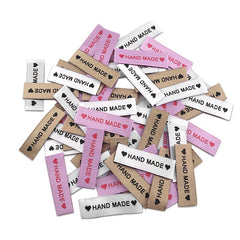30pcs Personalized With Love Woven Sewing Labels for Clothing Garment