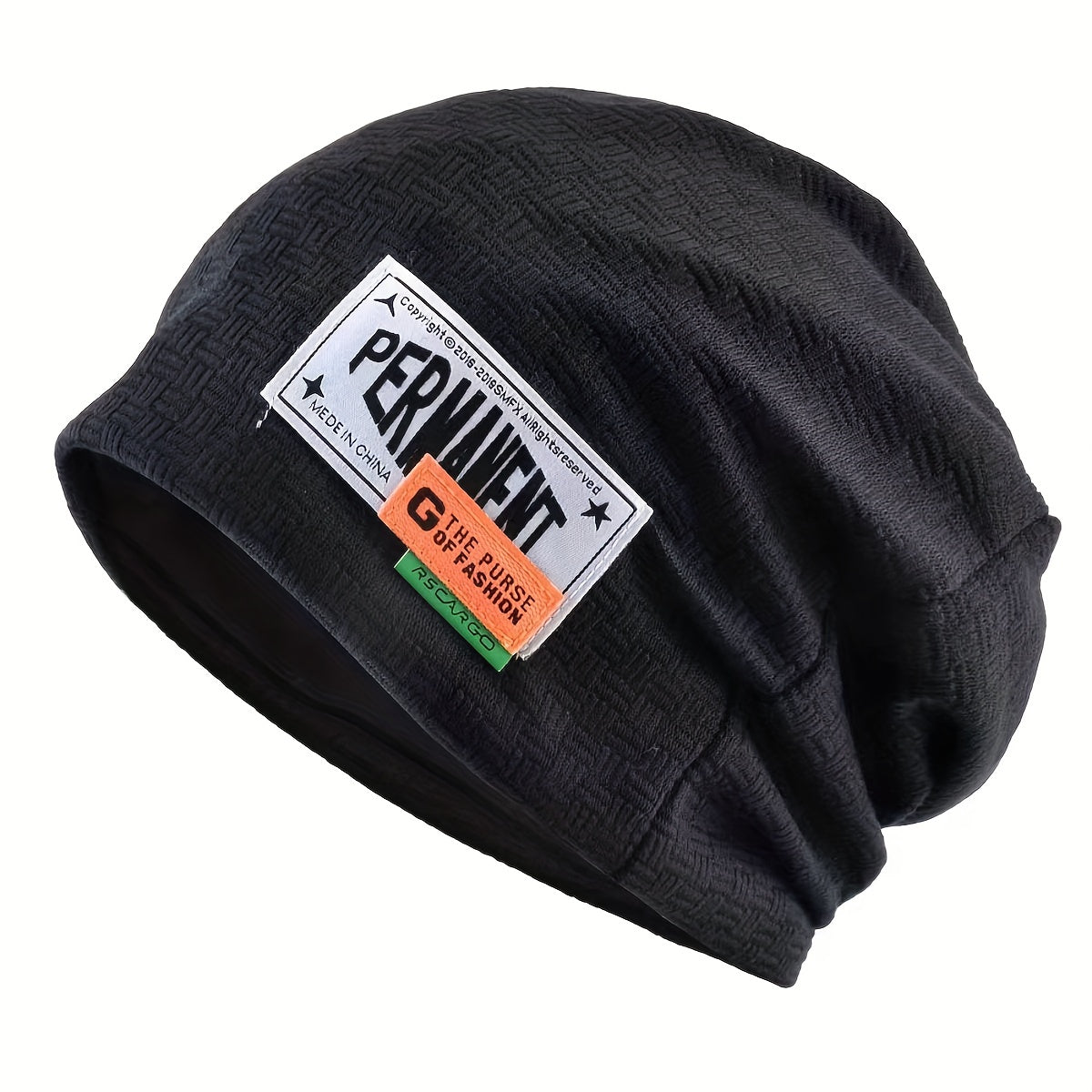 Slouchy Knit Beanie Hat Elastic Skull Cap Warm Lightweight Unisex