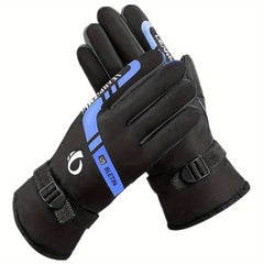 Winter Warm Velvet Gloves Cycling Cold Windproof Touch Screen Sports Gloves