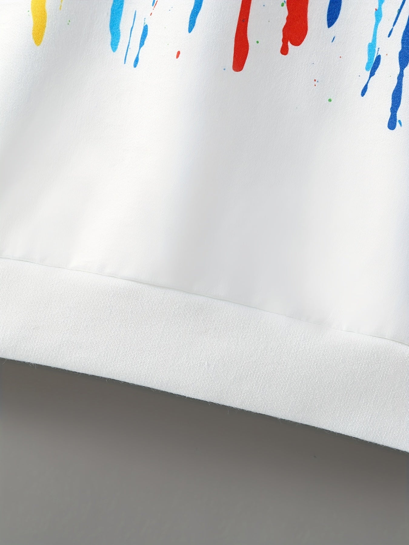Colorful Ink Boys Hooded Sweatshirt for Spring Fall