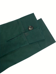 Button Front Shirt & Pencil Skirt Set Women's Outfit