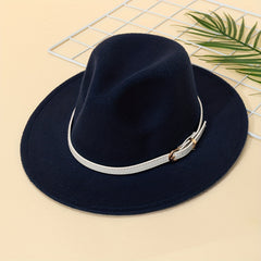 Kids Flat Brim Fedora Hat For Girls Toddler Children Special Occasion Party