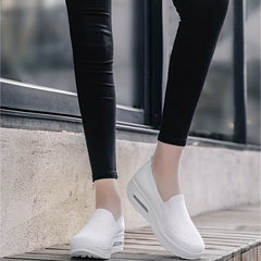Women's Air Cushion Slip On Sock Shoes Casual Walking Shoes