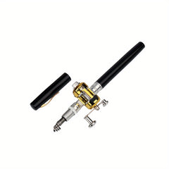 Retractable Fishing Pole & Reel Combo Mini Pocket Pen Rod Tackle