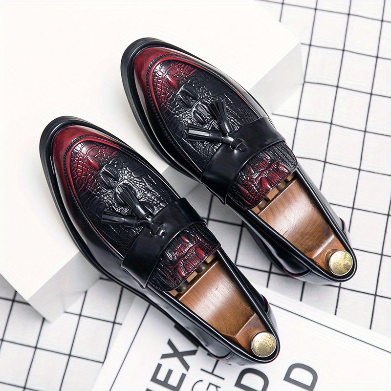 Men's Slip On Formal Dress Shoes Low Top Classic