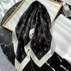 Horse Head Bandana Neckerchief Head Wrap Holiday Accessory Gift For Mother's