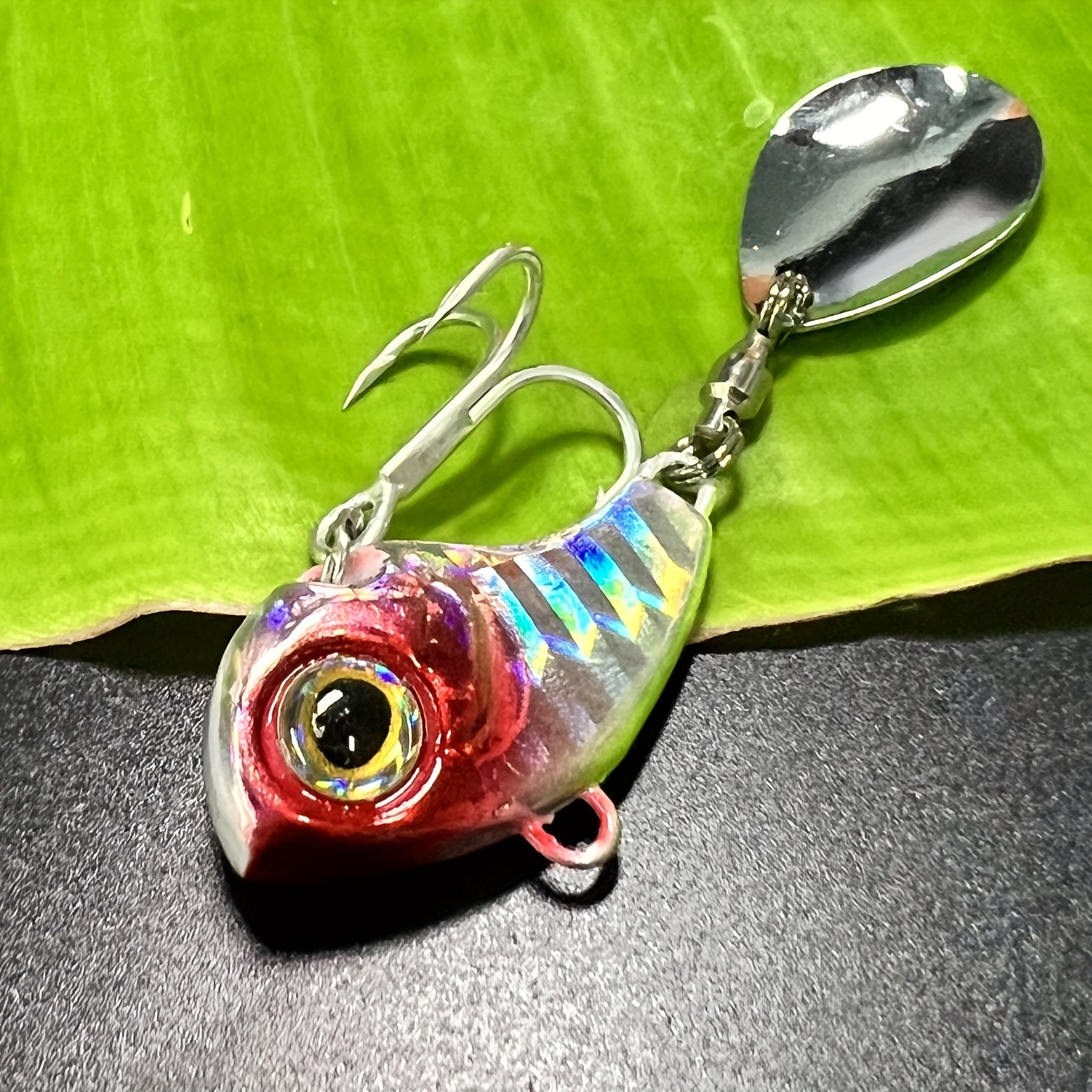 Rotating Metal VIB Fishing Lures With Sequins - 7g-24g