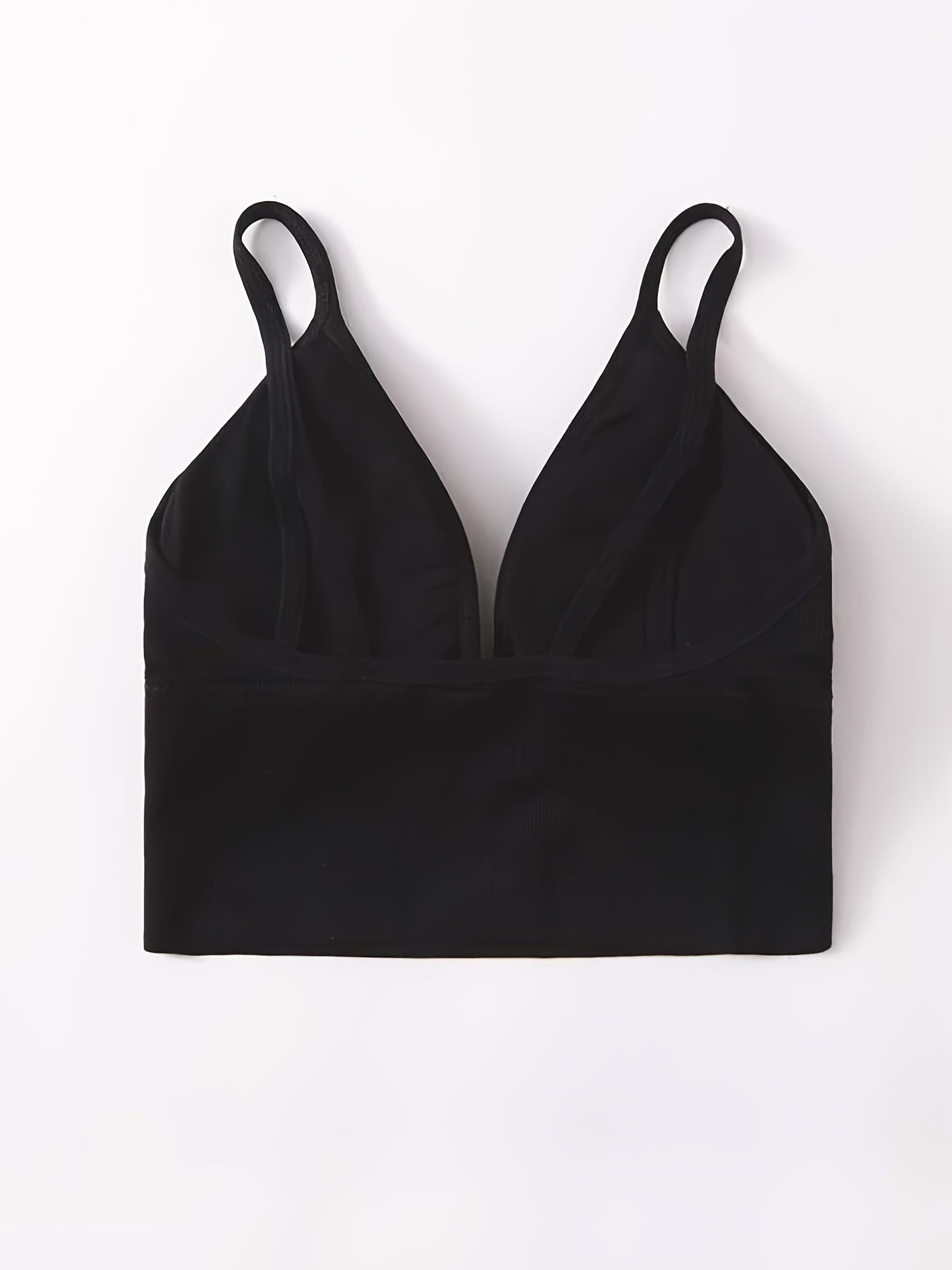 Backless Cami Crop Top Slim Fit V-Neck Sexy Lingerie