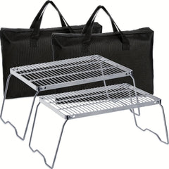 Stainless Steel Folding BBQ Grill Portable Camping Stove