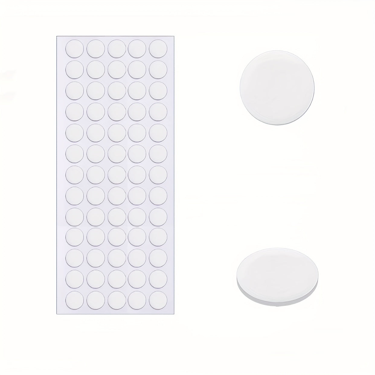 100pcs Double Sided Sticky Stickers Dots Clear Sticky Tack