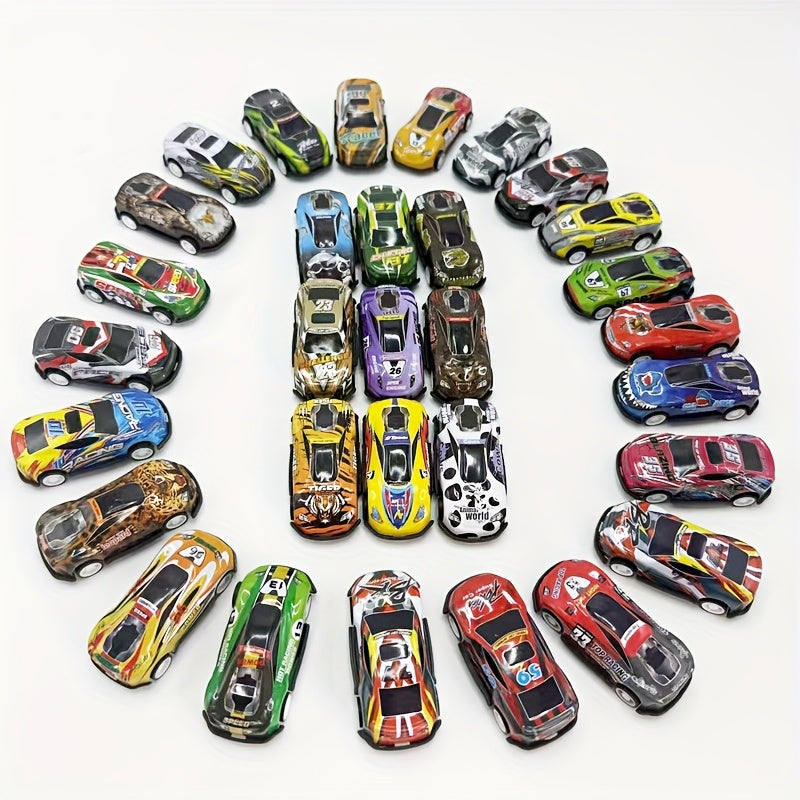 Mini Toy Cars for Party Favors Bulk Pack - Boys and Girls Pi ata Stuffers