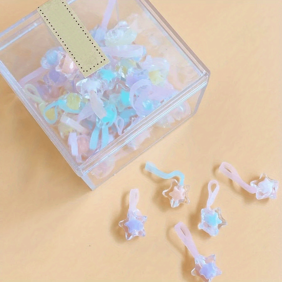Colorful Rubber Bands Flower Star Hair Tie Children's Head Rope
