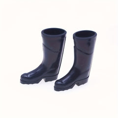Silicone Rain Boots for 1:12 Dollhouses, Various Colors, Realistic Garden Scene