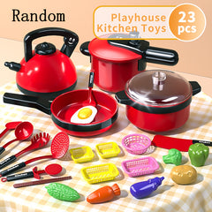 Role Playing Cooking Toys Kitchen Toy Set for Kids, Ages 3+