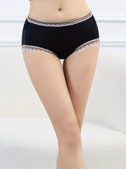 Lace Stitching Butt Lifting Padded Panties Women's Underwear