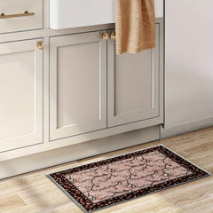 Cashmere Soft Hand-painted Flower Carpet 15.75x23.62in