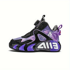 Girl's Block Basketball Shoes Breathable Non Slip Sneakers