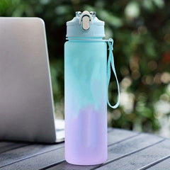Time Marker Water Bottle Leakproof Fitness Sports Cup