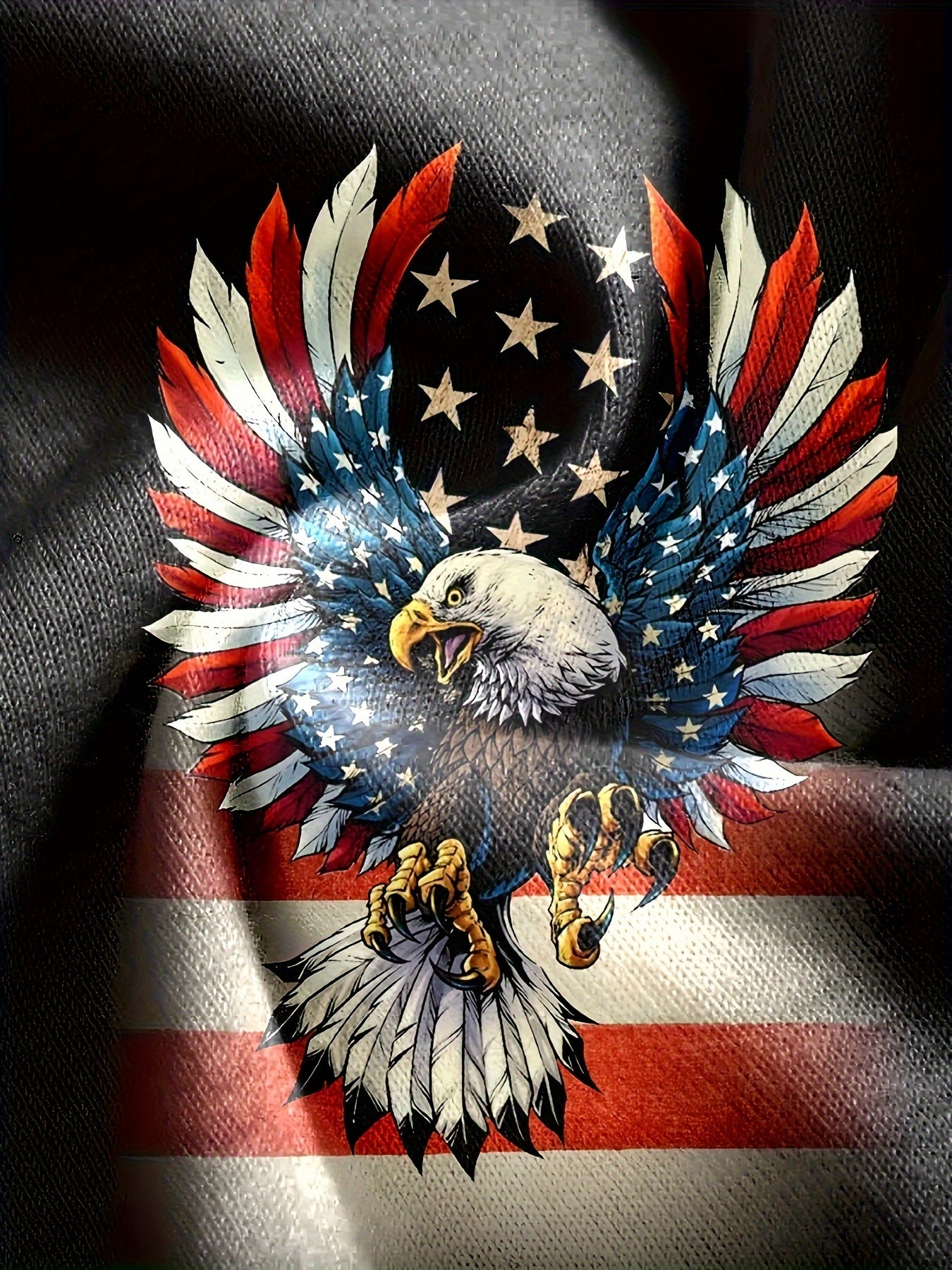 Eagle Print Men's Graphic T shirt Casual Comfy Tees For Summer
