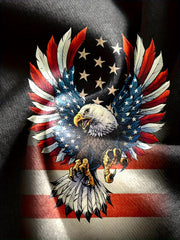 Eagle Print Men's Graphic T shirt Casual Comfy Tees For Summer