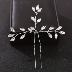 Crystal Hair Pins U-shaped Hairpin Wedding Hair Accessories