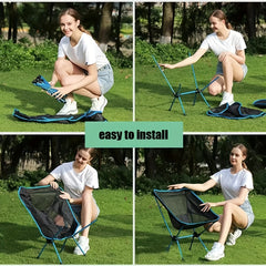 Detachable Portable Folding Moon Chair For Outdoor Camping