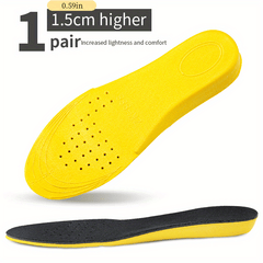 Invisible Height Increase Insoles - Breathable Shock Absorption