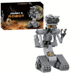 Yellow Robot Rolling Building Blocks Toys