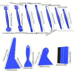 21pcs Car Vinyl Film Wrapping Tools Auto Squeegee Scraper Kit Decal Accessories