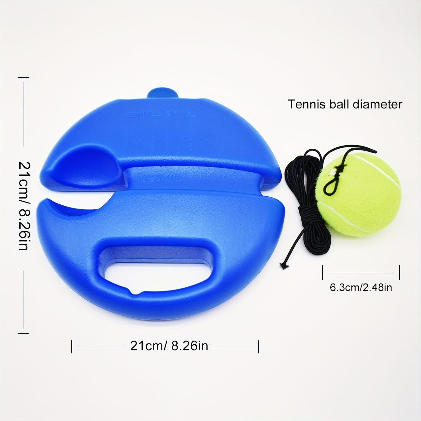 Portable Rebound Tennis Trainer with Ball Base & Ball