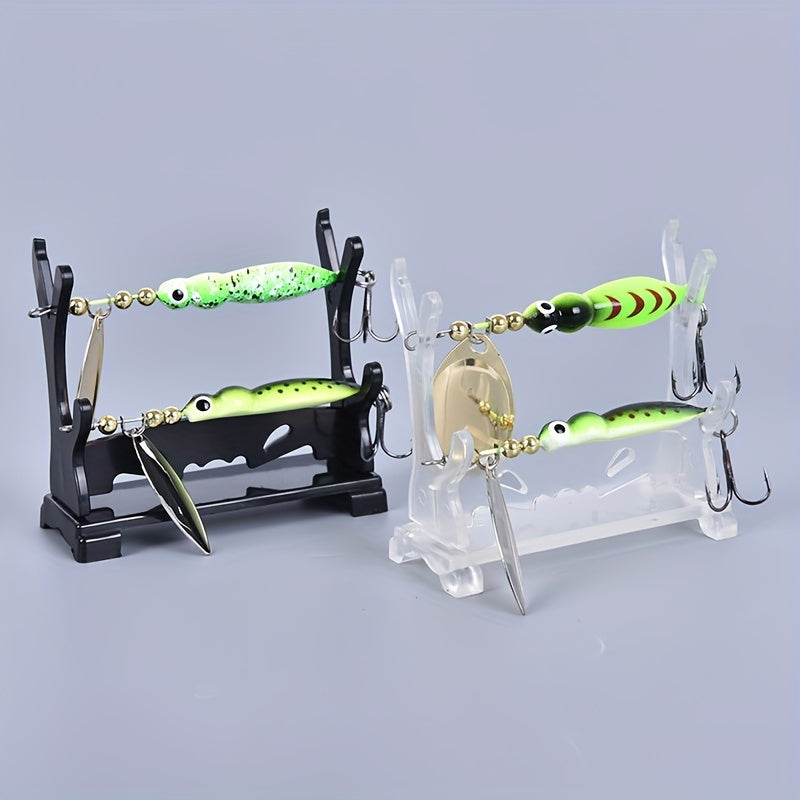 Plastic Bait Display Rack for Fishing Gear Essentials