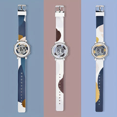 Sports Electronic Watch W/ Contrasting Series