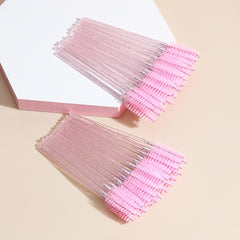 50pcs Eyelash Brush Set for Extensions & Brows Easy to Use & Clean