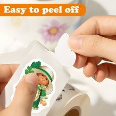 500 St Patrick's Stickers Roll Self Adhesive Labels