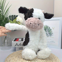 Fluffy Cow Plush Toy & Home Decor Ornament