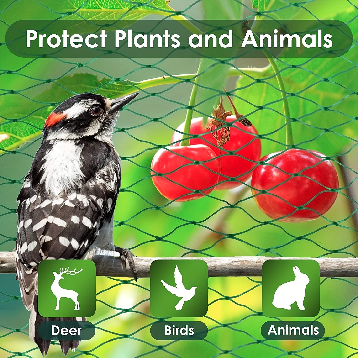 1pc Garden Bird Net - Protect Vegetable Plants & Fruit Trees