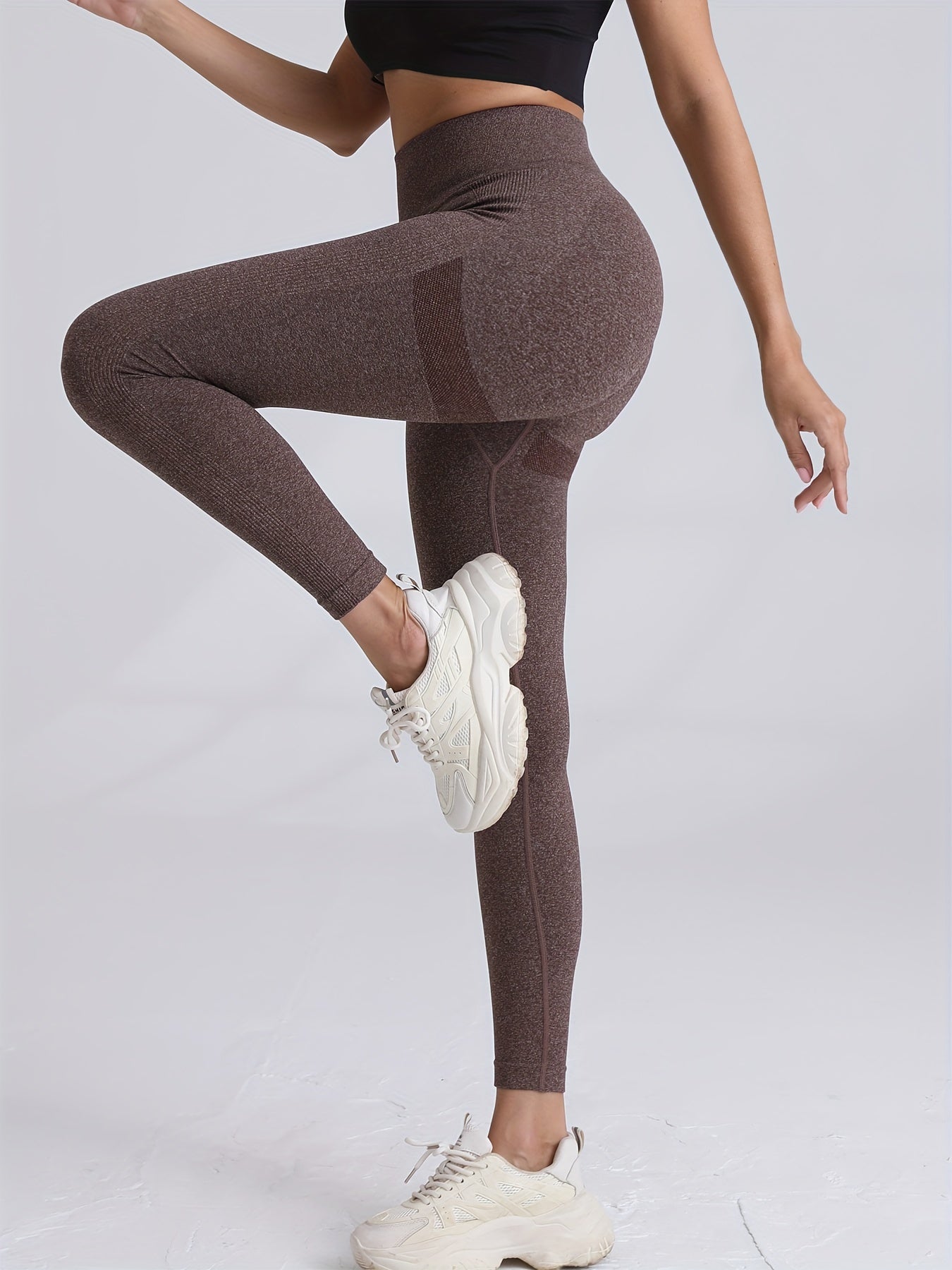 High Waist Seamless Yoga Leggings Stretch Slim Workout Tights Activewear