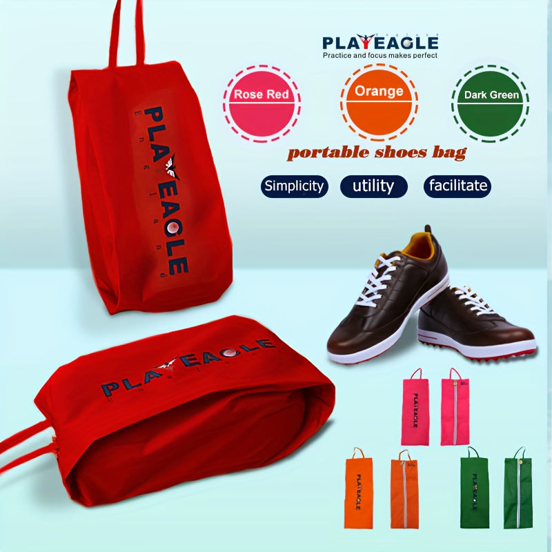 Portable Mini Golf Shoes Storage Bag with Handle