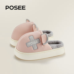 Kids' Fuzzy Memory Foam Slippers - Cozy Winter House Shoes