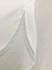 Lace Split Skirts Solid Elastic Waist Sexy Skirts Women's Clothing