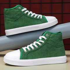 Men's Casual Canvas Lace-up Skate Shoes
