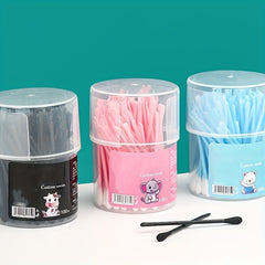 100pcs 2 in 1 Adult Baby Swabs Ear Scoop Cotton Swabs