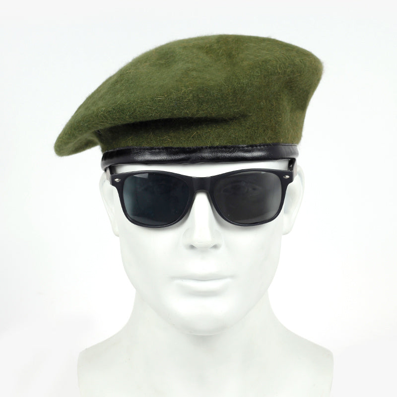 Men's Wool Woven Beret Hat