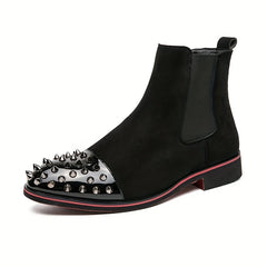 Men's Spiky Toe Cap Chelsea Boots