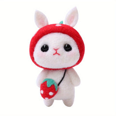 DIY Rabbit Toy Kit Wool Felt Package Gift