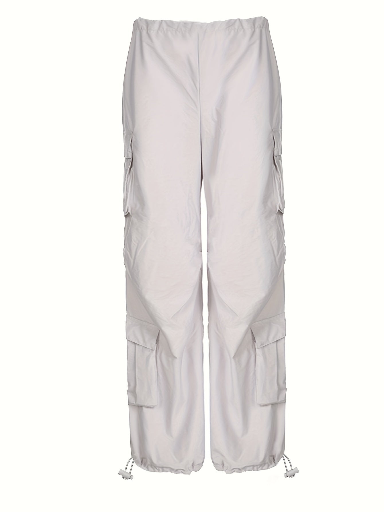 Elastic Waist Sports Pants Loose Fit Cargo Pants Women's Activewear