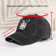 Casual Vintage ROCK CLUB Distressed Cap Sun Protection Comfortable Cap