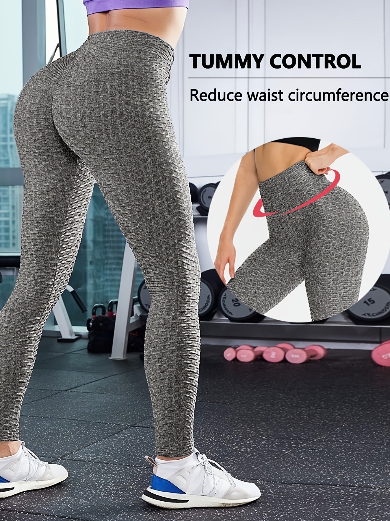 High Waist Yoga Pants Tummy Control Slimming Leggings