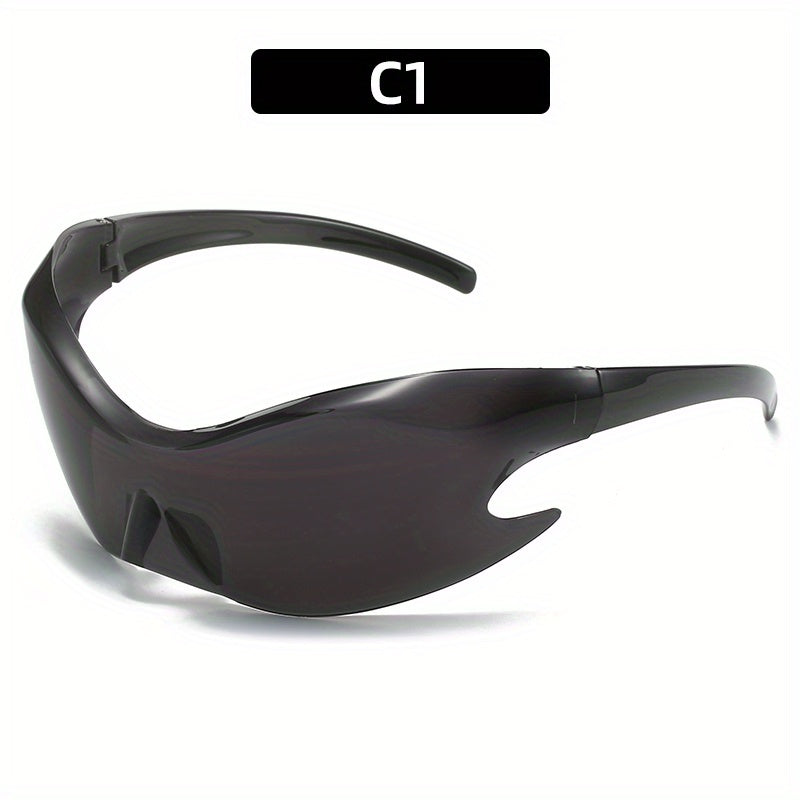 Men's Oversized Sports Sunglasses Y2K Style