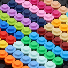 500pcs Round 1X1 Plate Compatible with 4073 for Building Block Decoration